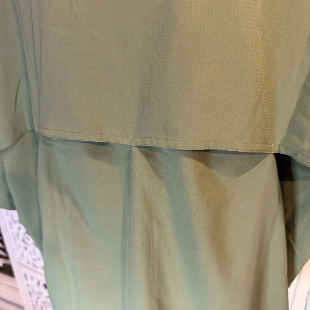 New With Tags Eddie Bauer 2xl Green Hiking Fishing Vented shirt Men - Picture 6 of 7